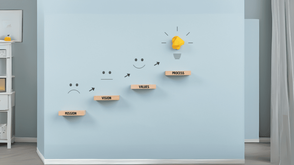 Mission, vision, valori, processo